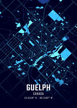 Guelph Midnight City Map