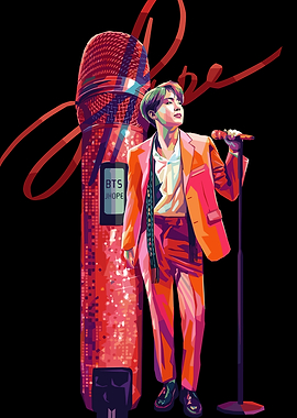 J-Hope BTS Pop Art