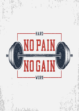 No Pain No Gain Barbell