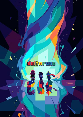 Deltarune Characters and Logo