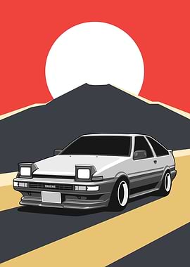 AE86 Fuji Night
