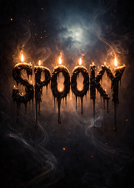 Spooky Halloween Candles