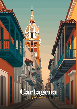 Cartagena Colombia Cityscape