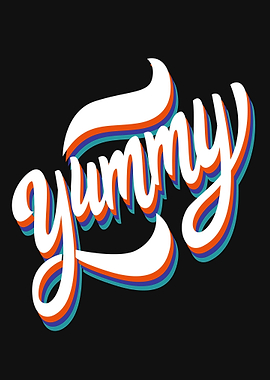 Yummy text art