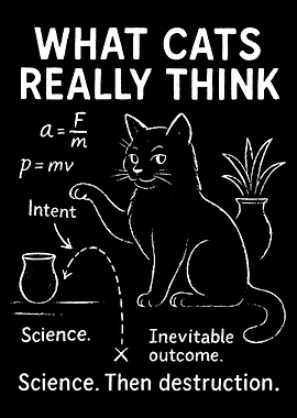 What Cats Really Think Funny Science Cat