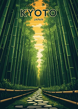Kyoto Bamboo Forest Path