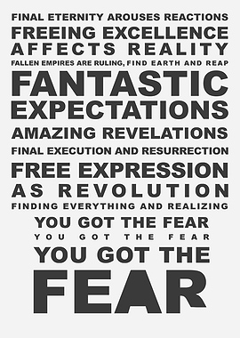 Text Art with Motivational Phrases