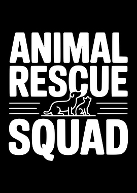Animal Rescue Squad Text Art