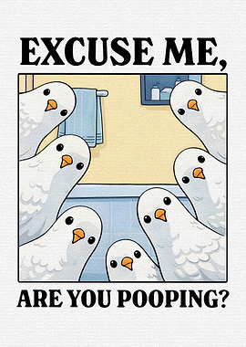 Pigeons Asking if You're Pooping