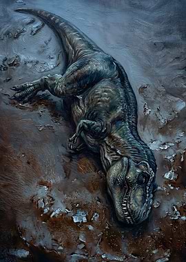 Tyrannosaurus Rex in Mud