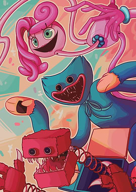 Poppy Playtime Characters Illustration