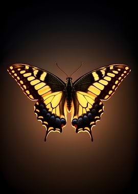 Close-up of a Swallowtail Butterfly