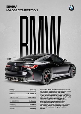 BMW M4 G82 Competition Car