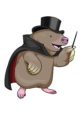 Mole Wizard Magic wand