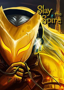 Slay the Spire Character with Headphones