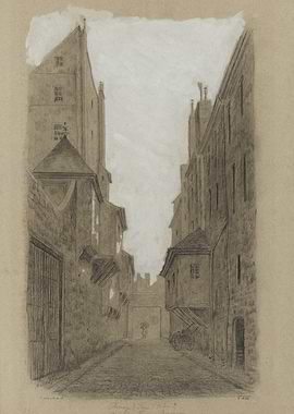 Old European Street Scene