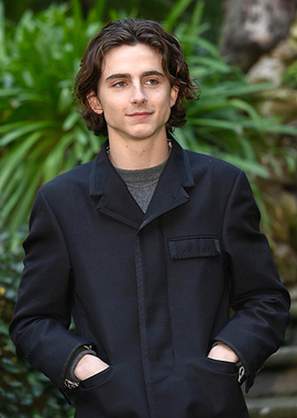 Timothée Chalamet in a Black Jacket