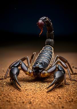 Scorpion on Sand