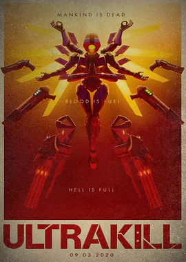 Ultrakill Game Poster