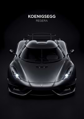 Car Koenigsegg Regera Dark