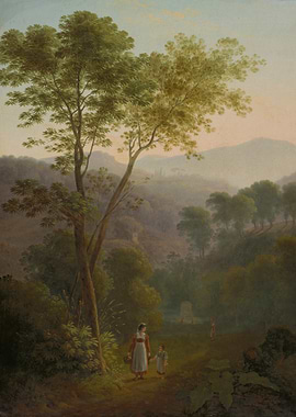 Pastoral Landscape with Figures