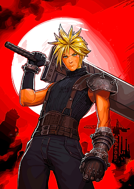 Cloud Strife with Buster Sword