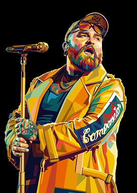 Teddy Swims Portrait of a Singer