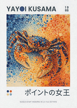Yayoi Kusama Crab Art