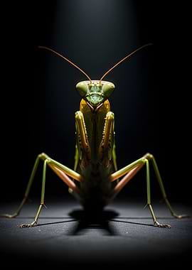 Praying Mantis Close-Up