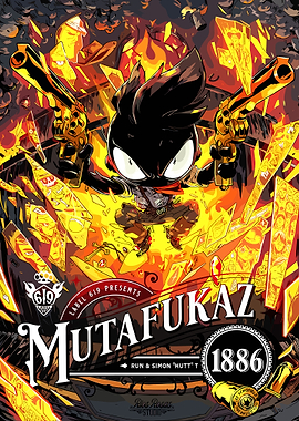 Mutafukaz 1886 Comic Poster