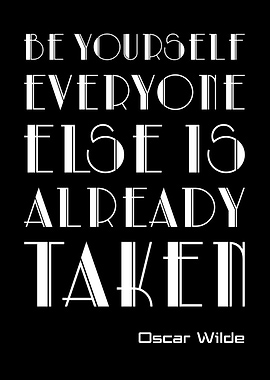 Be Yourself Oscar Wilde Quote