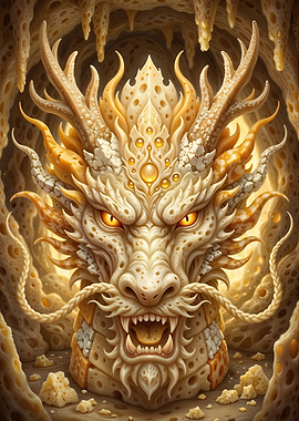 Dragon Made of Cheese