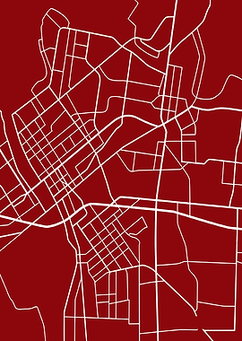 Abstract City Map Design