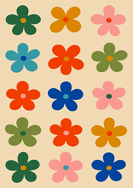 Retro Floral Pattern