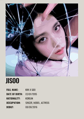 Jisoo Minimalist Poster