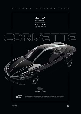 Chevrolet Corvette C6 Z06 2007 Poster