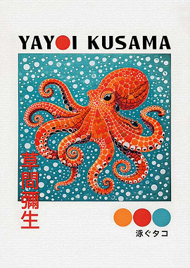 Yayoi Kusama Octopus Art