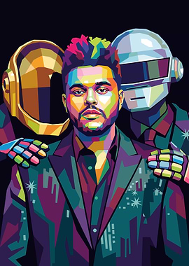 The Weeknd with Daft Punk