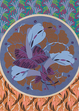 Art Deco Floral Design