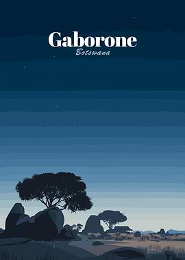 Gaborone Botswana Landscape