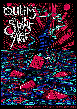 Queens of the Stone Age concert poster