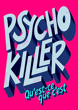 Psycho Killer Text Art