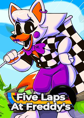 Foxy with Racing Flag