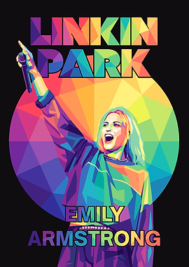 Linkin Park Emily Armstrong Pop Art