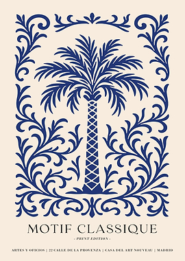 Motif Classique Palm Tree Print