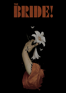 The Bride Text and Hand with Flowers