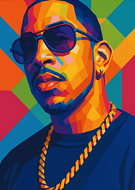 Ludacris Pop Art Portrait