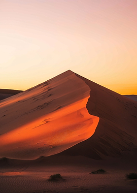 Desert Dune at Sunset