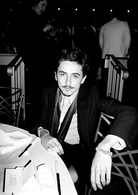 Timothée Chalamet at Golden Globes