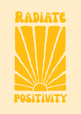 Radiate Positivity Sunburst